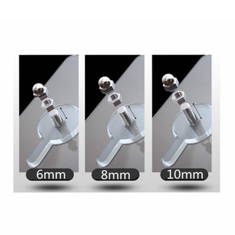 10 Pcs Punch-Free Non-Marking Strong Adhesive Screw Stickers Wall Picture Hook Invisible Traceless Hardware Drywall Hooks Towel Hook Self Adhesive Key Holder Wall Hook Clothes Coat Robe Hooks Cabinet Closet Door Hanger Stevvex