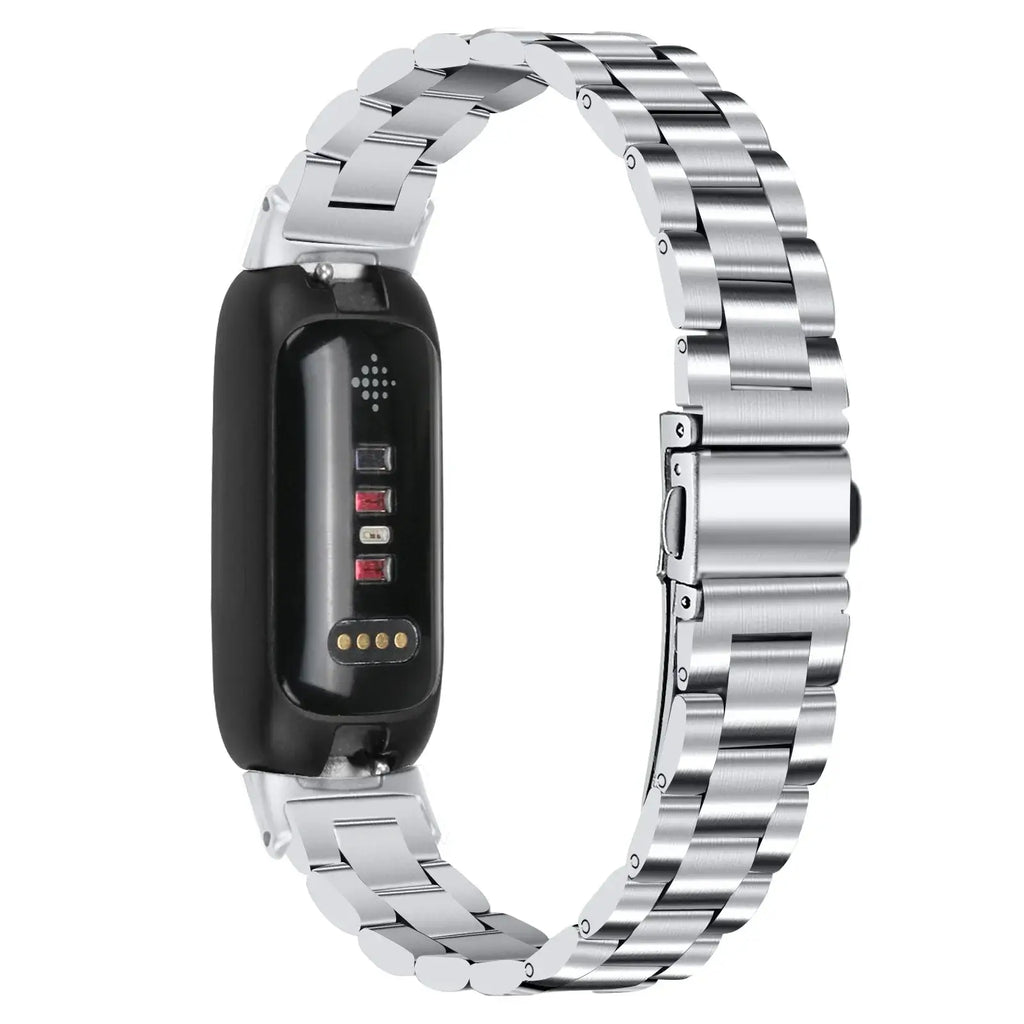 Fitbit Inspire 3 Stainless Steel Band – Premium Metal Strap - SJB-DIAMOND ELITES
