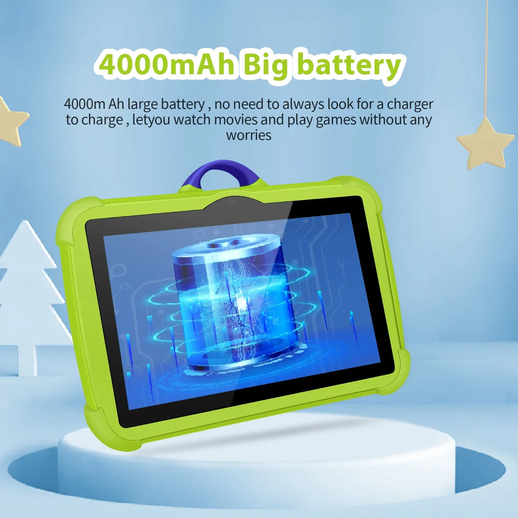 2025 New 5G WiFi 7 Inch Tablet For Children Learning Education Kids' tablets Quad Core 4GB RAM 64GB ROM Dual Cameras Android 13 Lootquake LLC