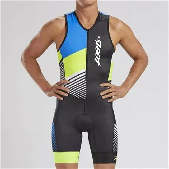 Zootekoi Triathlon Men's Breathable Sleeveless Jacket THRIXINE