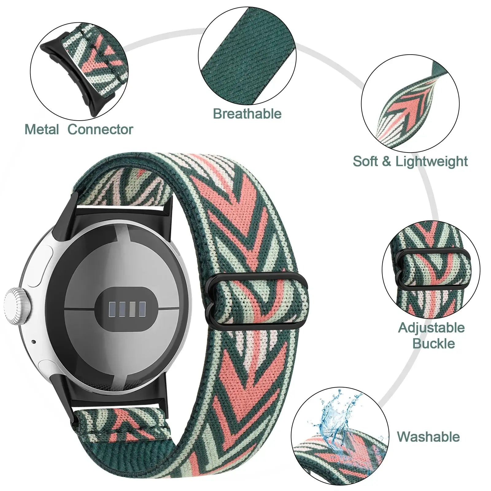 Google Pixel Nylon Band - Durable, Breathable, Stylish Strap BandsCo Straps