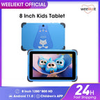 weelikeit 8 Inch Kids Tablet for Child Android 11 1280x800 IPS Children Study Tablet 2GB 32GB Quad Core 4500mAh Wifi with Stand Lootquake LLC