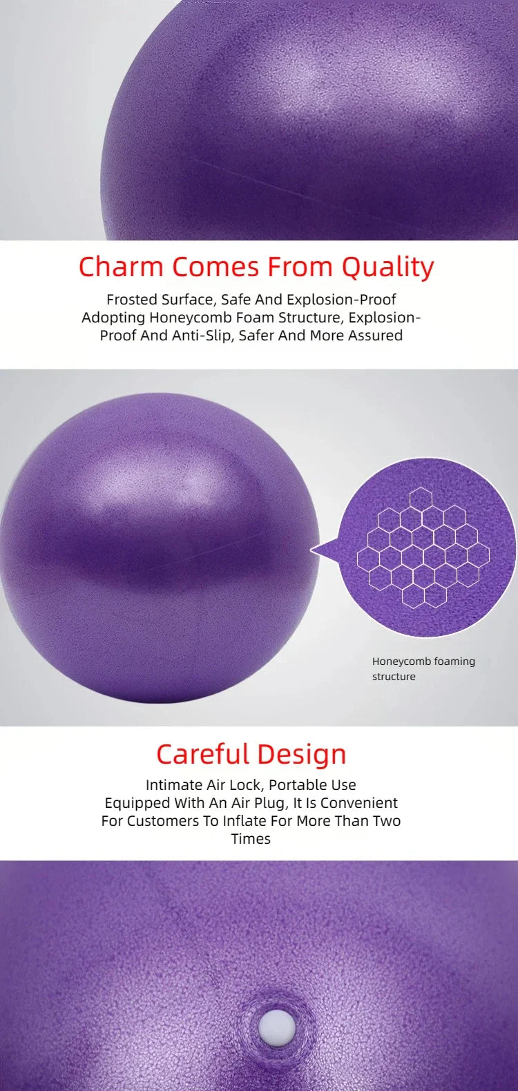 25CM New Yoga Pilates Ball Exercise Gymnastic Training Mini Balls - SJB-DIAMOND ELITES