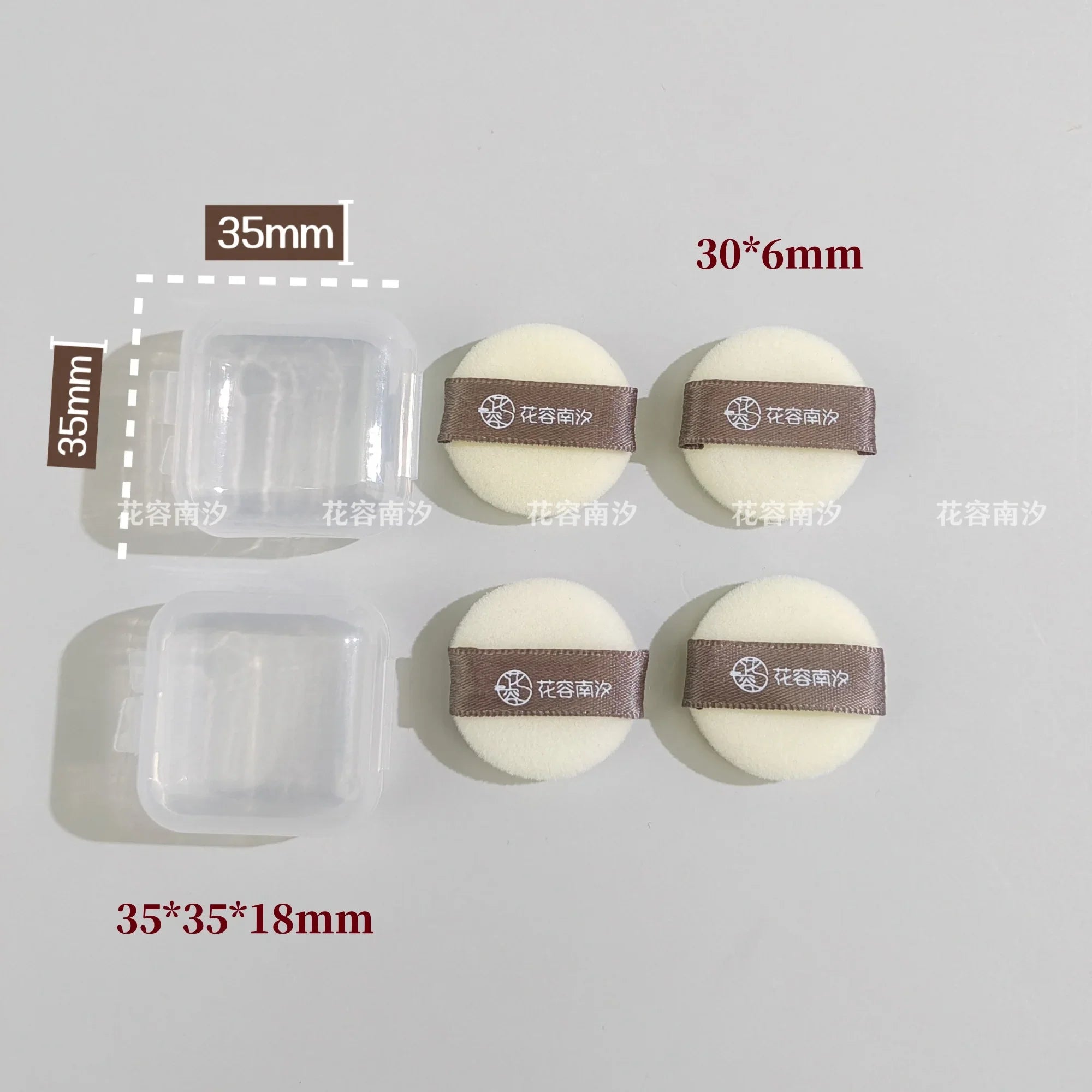 Small Flocking Mini Replacement Puff Loose Powder Foundation Puff Lootquake LLC
