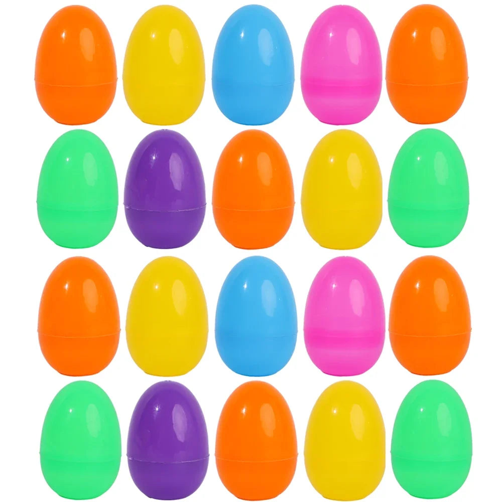 20/10PCS Colorful Easter Eggs Fillable Plastic Eggs Creative Easter Gift Box Children's Toys Wedding Birthday Party Decoration Lootquake LLC