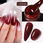 UR SUGAR Blue Color Rubber Base Gel Nail Polish Gold Glitter Base Gel Top Coat Soak Off UV LED Gel Nail Art Varnish Manicure Lootquake LLC