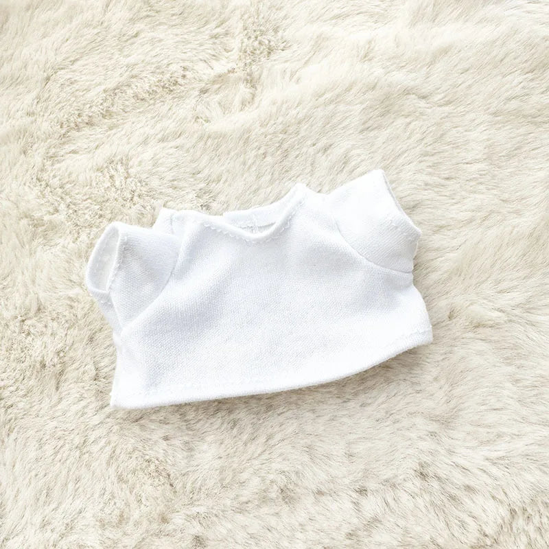 Labubu Doll Clothes Police Set Summer T-shirt Labubu I II Idol Dolls 15/17cm Clothes Sitting Party Accessories DIY Gifts Lootquake LLC