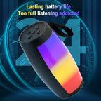 S12 Wireless Bluetooth Speakers Powerful Portable Sound Box Subwoofer Car Audio Bass MP3 Player Sound System LED Lights Lootquake LLC