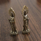 Kwan Yin Statues Buddha Figurine Craft 2.4 Inch Buddhist Avalokiteshvara Statue Chinese Feng Shui Sculpture Crafts Figurine Lootquake LLC