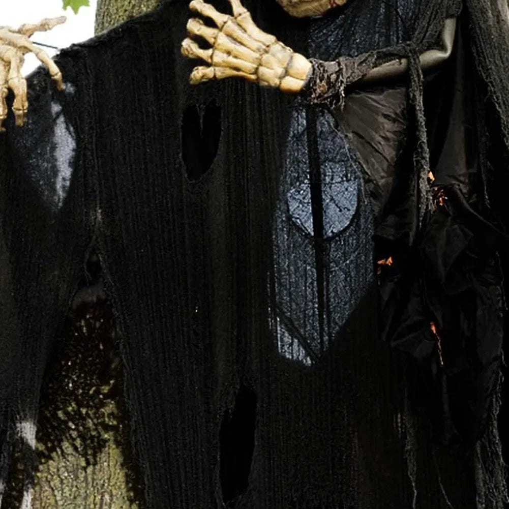 Halloween Black Gauze Horror Decor Tablecloth Table Flag Black Mesh Bar Ghost House Chamber Terror Decor Outdoor Hanging Gauze