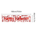 Halloween Theme Party 1.8m Banner Pumpkin Bloodstains Happy Halloween Outdoors Indoor Yard Hanging Decor Supplies Lootquake LLC