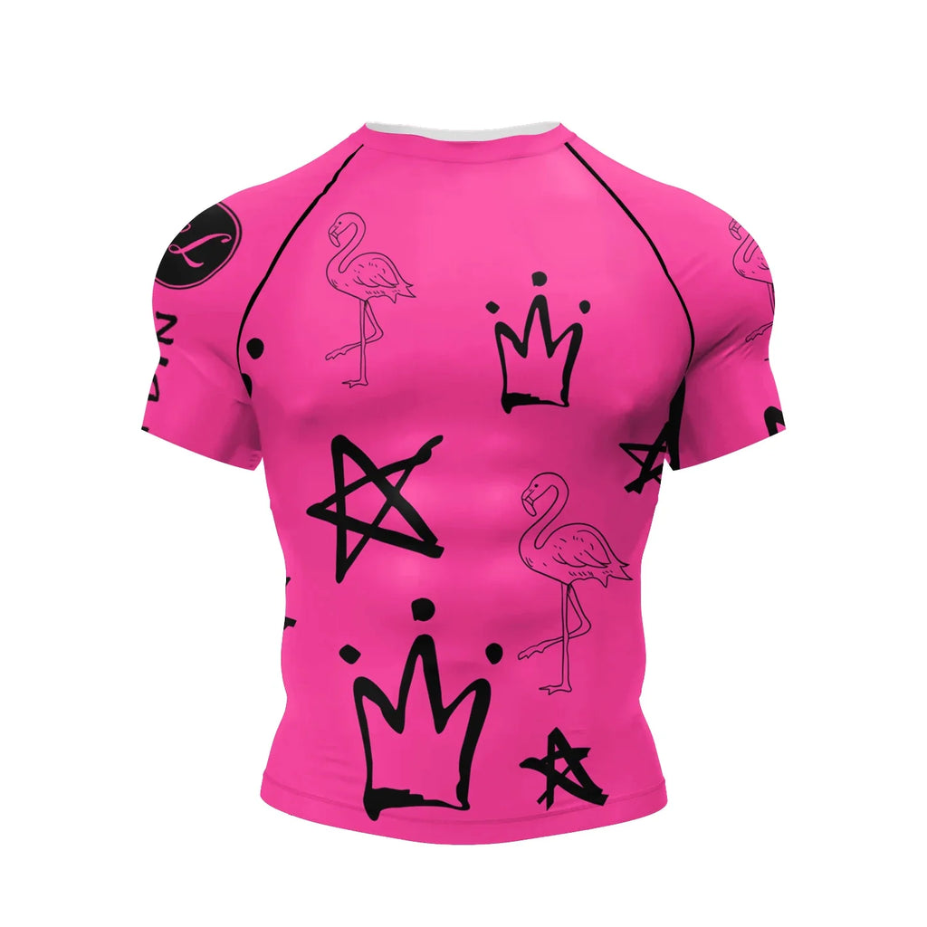 Men's Compression Short Sleeve Athletic T-Shirts - SJB-DIAMOND ELITES