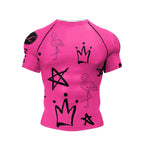 Men's Compression Short Sleeve Athletic T-Shirts - SJB-DIAMOND ELITES