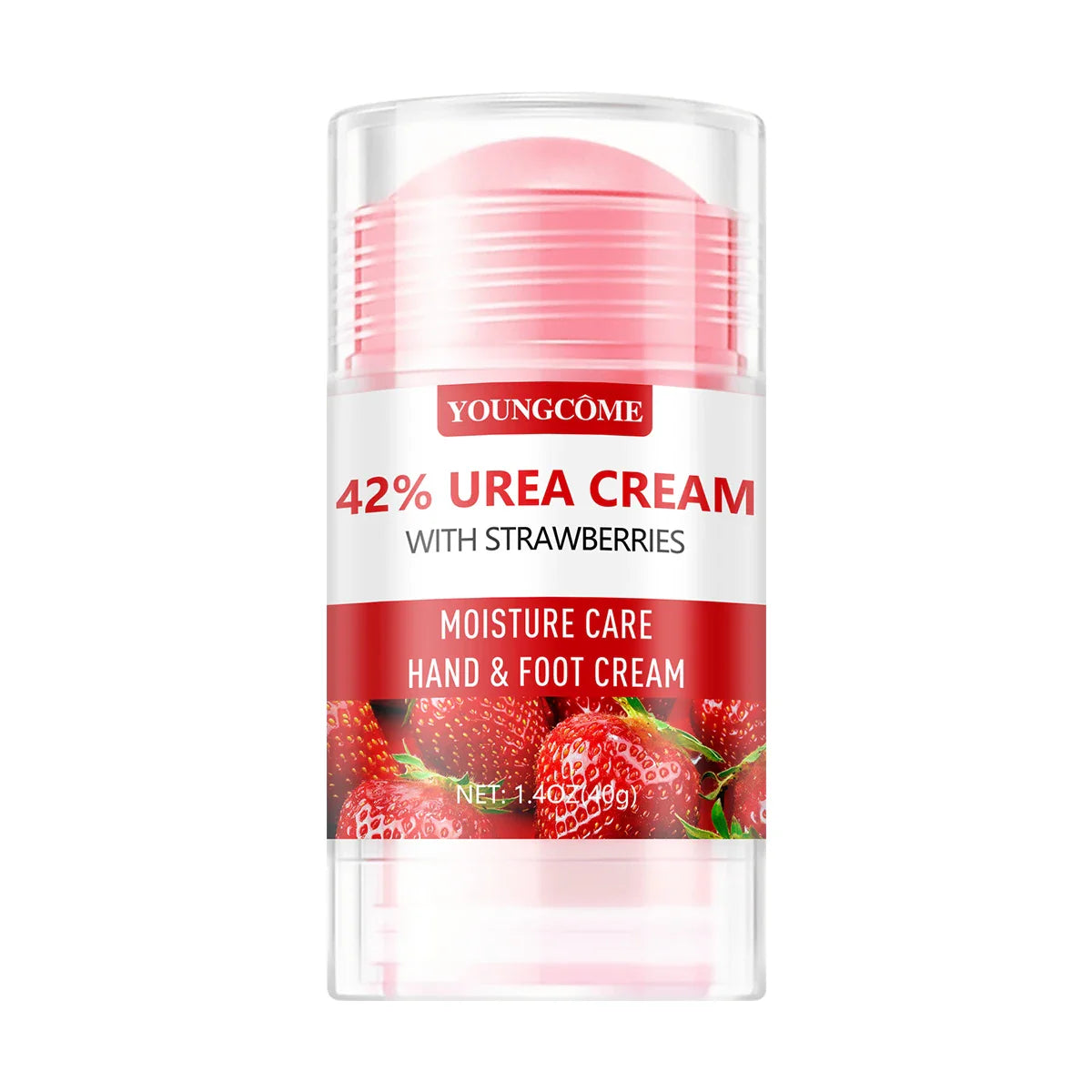 Urea Cream Strawberry Hand Feet Cream Prevent Dryness Cracking of Hands and Feet Deeply Hydrates Exfoliates Soothing Skin Care Lootquake LLC