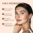 White Liquid Foundation Color Changing Foundation High Coverage SPF30 Sunscreen Concealer CC Cream Korean Makeup Base Cosmetic Lootquake LLC