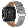 Fitbit Versa & Sense Leather Band - Stylish Durable Design - SJB-DIAMOND ELITES