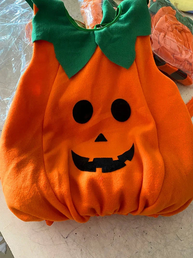 Kids Cosplay Costumes Children Halloween Pumpkin Costume with Hat Cosplay for Baby Girl Boy Stage Party Clothing Lootquake LLC