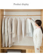 Clothes Dust Cover Plastic Waterproof Transparent Clothing Covers Home Storage Bag Clothing Hanging Garment Bag Wardrobe Storage Lootquake LLC
