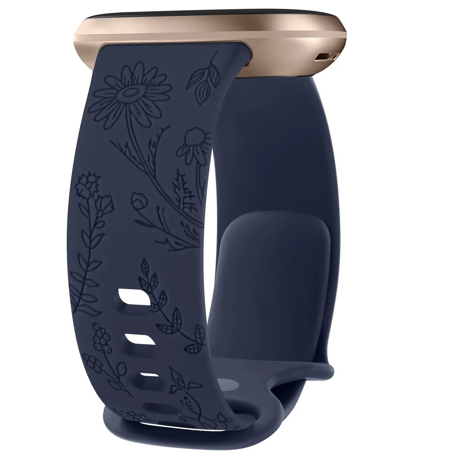 Fitbit Versa & Sense Silicone Band - Durable Floral Design - SJB-DIAMOND ELITES