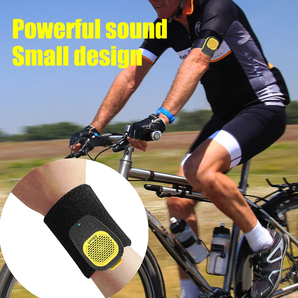 Wearable Bluetooth-Compatible5.3 Speaker with Strap Magnetic Clip-On Wireless Portable Speakers Small Speaker for Cycling/Hiking Lootquake LLC