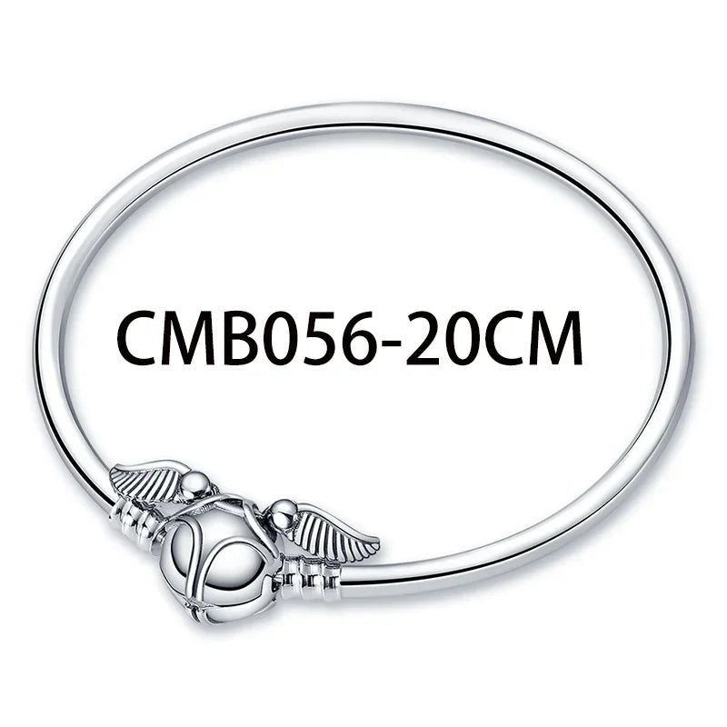 MINISO Charms Beads 925 Sterling Silver For 925 Original Harry 3mm Potter Bracelets Women Pendant DIY Jewelry Make Gifts Lootquake LLC