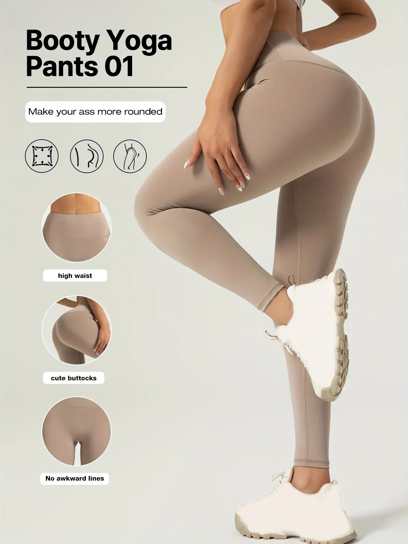 ElevateFit High-Waist Shaping Yoga Leggings - SJB-DIAMOND ELITES