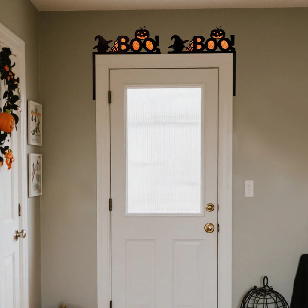 Halloween Door Frame Decoration,bats,pumpkins,spider Webs,door And Window Corner Sign, Halloween Home Decor,corner Stickers