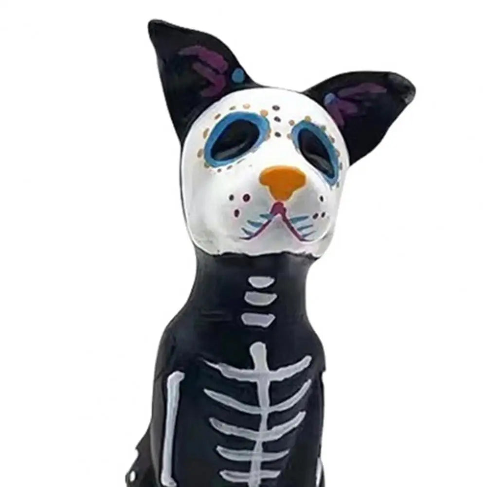 Halloween Home Decorations Dog Cat Ornament Spooky Halloween Haunted House Decor Ghost Cat Dog Ornament Sculpture for Home Lootquake LLC