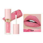 QIBEST 10 Colors Nude Matte Liquid Lipstick Waterproof Silky Lip Gloss Non-Stick Cup Lasting Purple Red Lip Tint Durable Makeup Lootquake LLC
