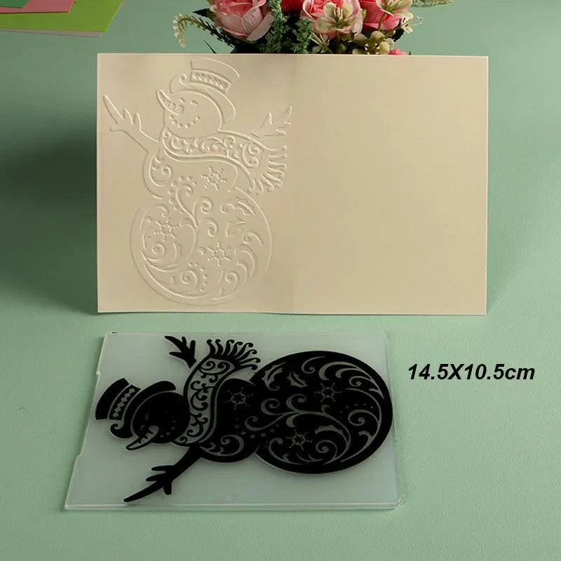 DUOFEN Crafts plastic embossing folder collection 2 paper embossing flower mold Christmas Birthday Easter day wedding Lootquake LLC