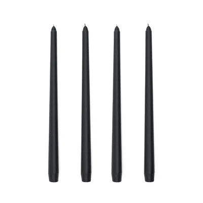 30CM Taper Candle 4 Pack - Home Interior Long Burning Dripless and Smokeless Candles Unscented - Valentines Candles for Home Lootquake LLC