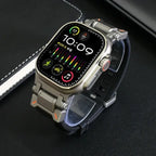 Apple Watch Silicone Metal Band - Premium Durable Strap - SJB-DIAMOND ELITES