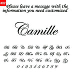 Custom Hollow Love Name Ring Personalized 18K Stainless Steel Opening Adjustable Ring Jewelry Birthday Party Gift Wholesale