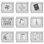 1pc New Designer Exploration Hotel Map Tent Charm Links Fit 9mm Bracelet Stainless Steel Jewelry DIY Making Bangle