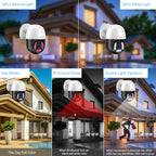 XMEYE 16CH POE NVR Kit 4K PTZ Security Camera System 8MP Ai Face Detect Two Way Audio Waterproof Colorfull Night Vision Camera Lootquake LLC