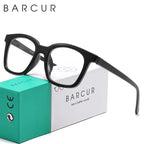 BARCUR Fashion Retro Leopard Pattern Women's Presbyopia Glasses Durable Multi-Degree PC Rectangular Small Frame with Transparent Acrylic Lenses for Reading or Work