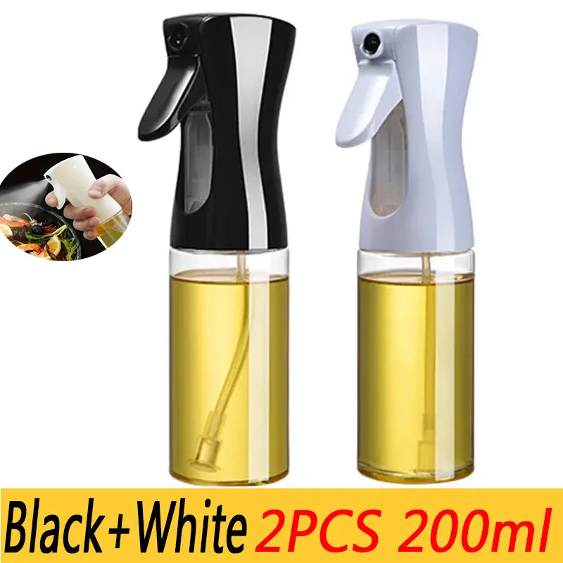 200/300/500ml Oil Spray Bottle BBQ Cooking Olive Oil Sprayer Plastic Baking Oil