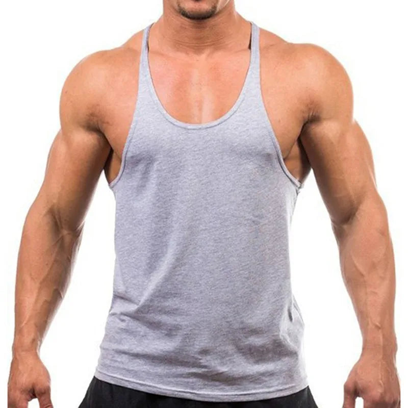 New Style Jogger Gym Singlet Training Bodybuilding Tank Top Sleeveless Cotton - SJB-DIAMOND ELITES