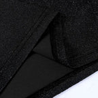 Sexy 90s Cowl-Neck Rave Dress - Glitter Y2K Clubwear | Femstylo