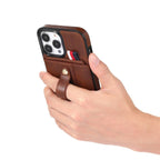Luxury Leather Phone Case For iPhone 14 13 12 Mini 11 Pro X XS Max XR Business Elegant Men Wallet Card Slot Cover Wallet Case With Card Holder PU Leather iPhone Case Stevvex