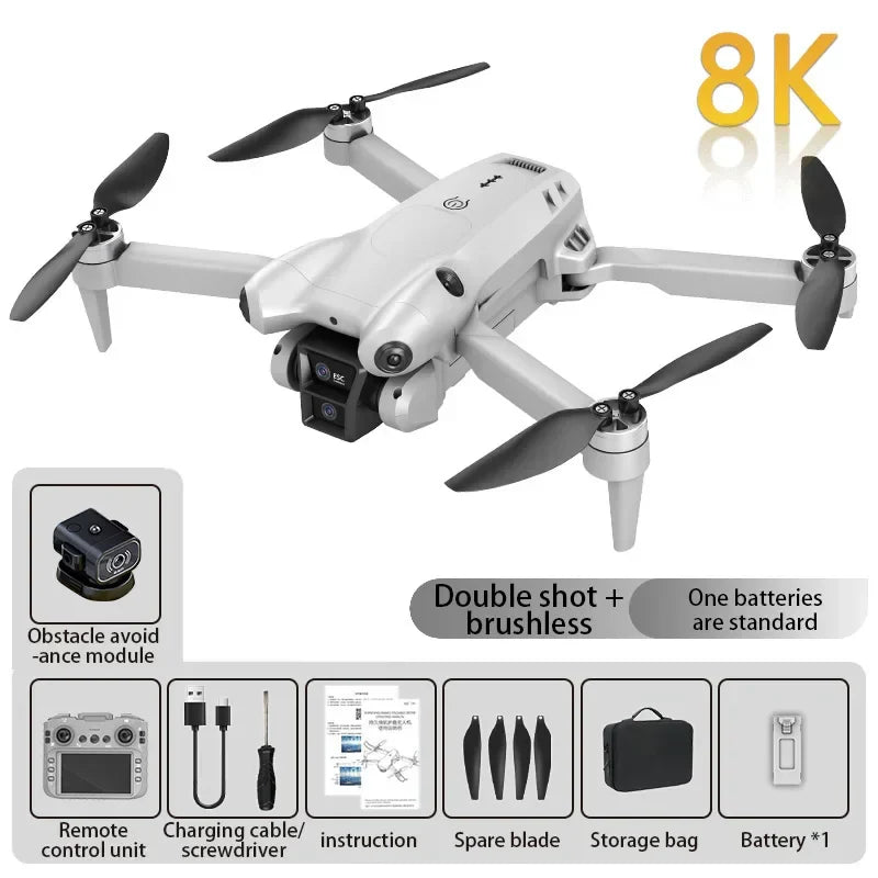 Xiaomi S101 Drone 8K Dual Camera Professional Drone 5G WiFi Wide-angle ESC UAV With Screen Obstacle Avoidance Quadcopter 20000M