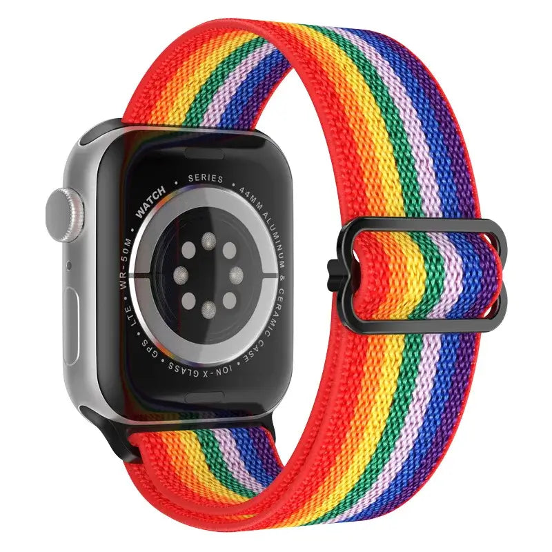 Apple Watch Nylon Band - Stylish, Durable, Elastic Design - SJB-DIAMOND ELITES