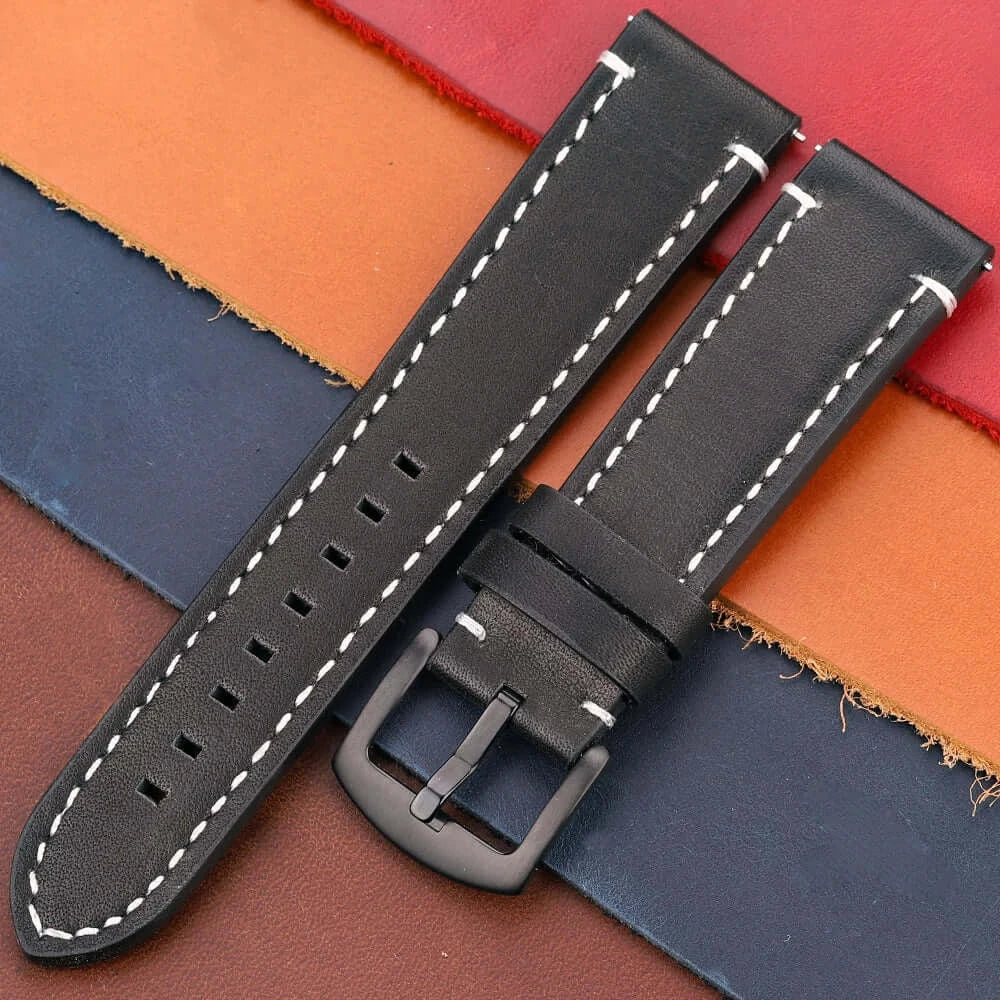 Ticwatch Genuine Leather Band - Elegant Minimalist Design - SJB-DIAMOND ELITES