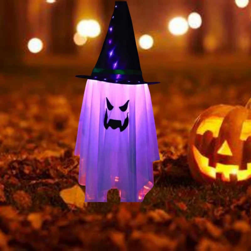 Halloween Hanging Lanterns, Ghost Pumpkin Decoration Outdoor, Hanging Ghost, Front Yard Halloween Decorations Lootquake LLC