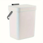 Space-Saving Quiet-Close Trash Can - 3/5L, Eco-Friendly Sealed Bin For Kitchen & Office, No Electricity Needed Lootquake LLC