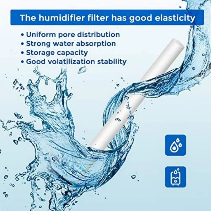 30 Pcs/Pack Humidifier Filter Cotton Refill Travel Mini Humidifier Filters Sticks Car Humidifier Replacement Parts Lootquake LLC