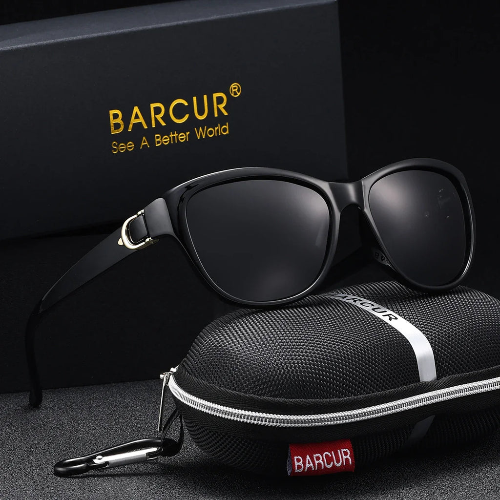BARCUR Polarized Men’s Fashion Sunglasses – Elliptical Gradient TAC Lens with UV400 Protection – Lightweight Stainless Steel Frame Stylish Summer Eyewear for Travel Driving & Outdoor Gift Occasions Stevvex