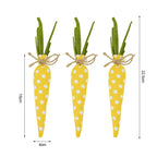 3/1pcs Nov Woven Easter Carrots Ornaments Hanging Pendant for Easter Home Decorations Supplies 2023 Kids Easter Favors Gifts Toy Lootquake LLC