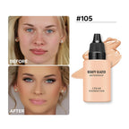 Flawless All Day: 9 Color Waterproof Concealer Foundation For Women Makeup Full Coverage Long Lasting Moisturizing Lootquake LLC