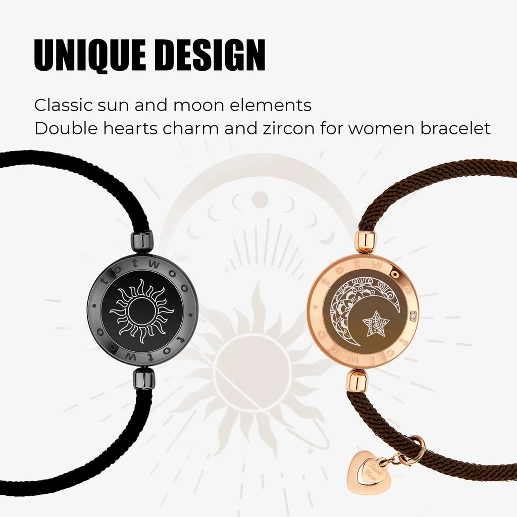 TOTWOO Touch Single Bracelet - Long Distance Touch Bracelet Light up and Vibration Relationship Love Baracelet Smart Jewelry Lootquake LLC